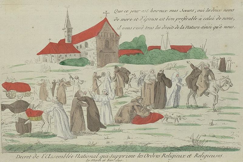 Constitution civile du clergè (caricature 1790)