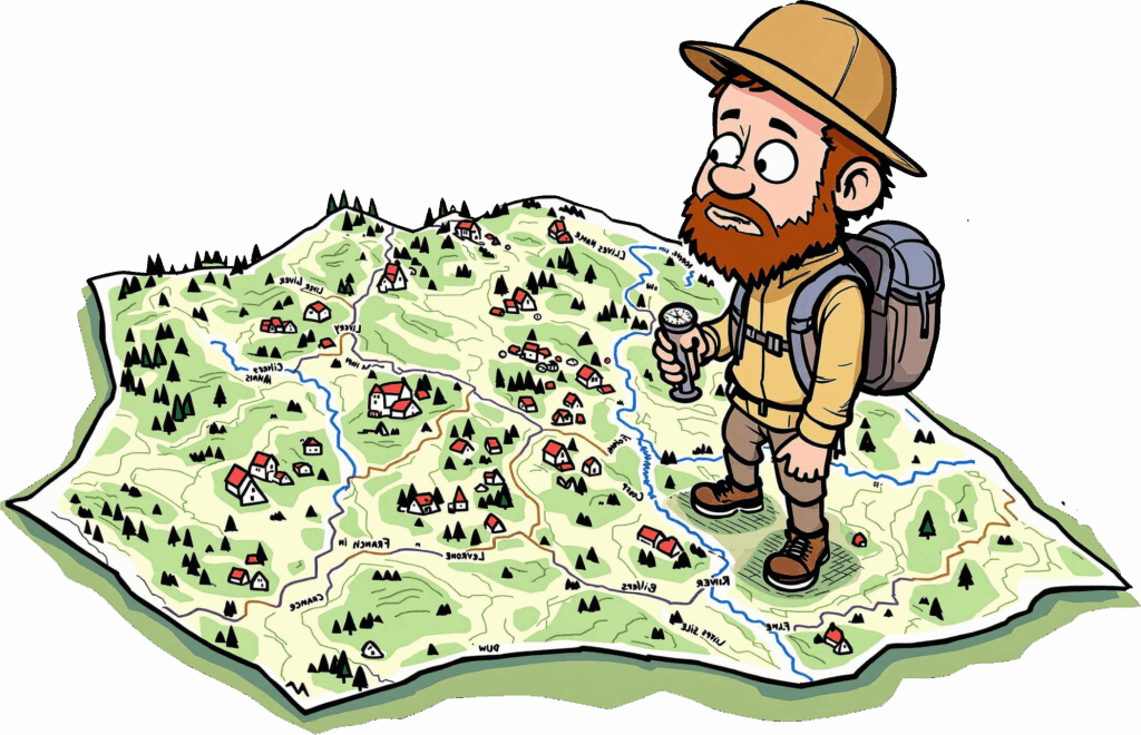 Carte au sol