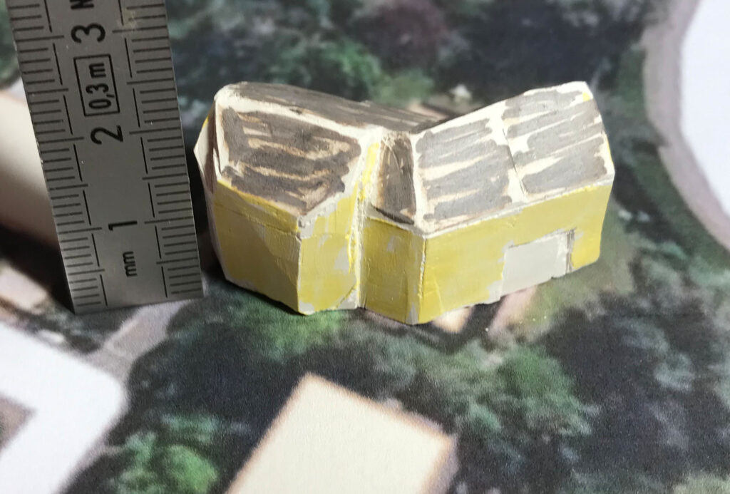 Hauteur d'une maquette au 1/500