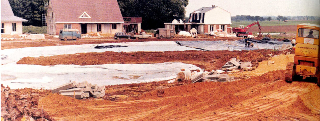 Les premières constructions : zone témoin de la Mare Gabrielle, 1972