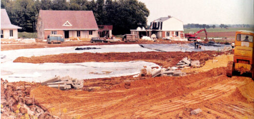 Les premières constructions : zone témoin de la Mare Gabrielle, 1972